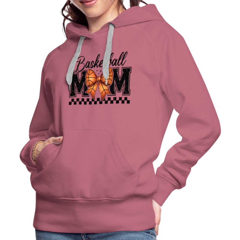 Basketball Mom Premium Hoodie - mauve