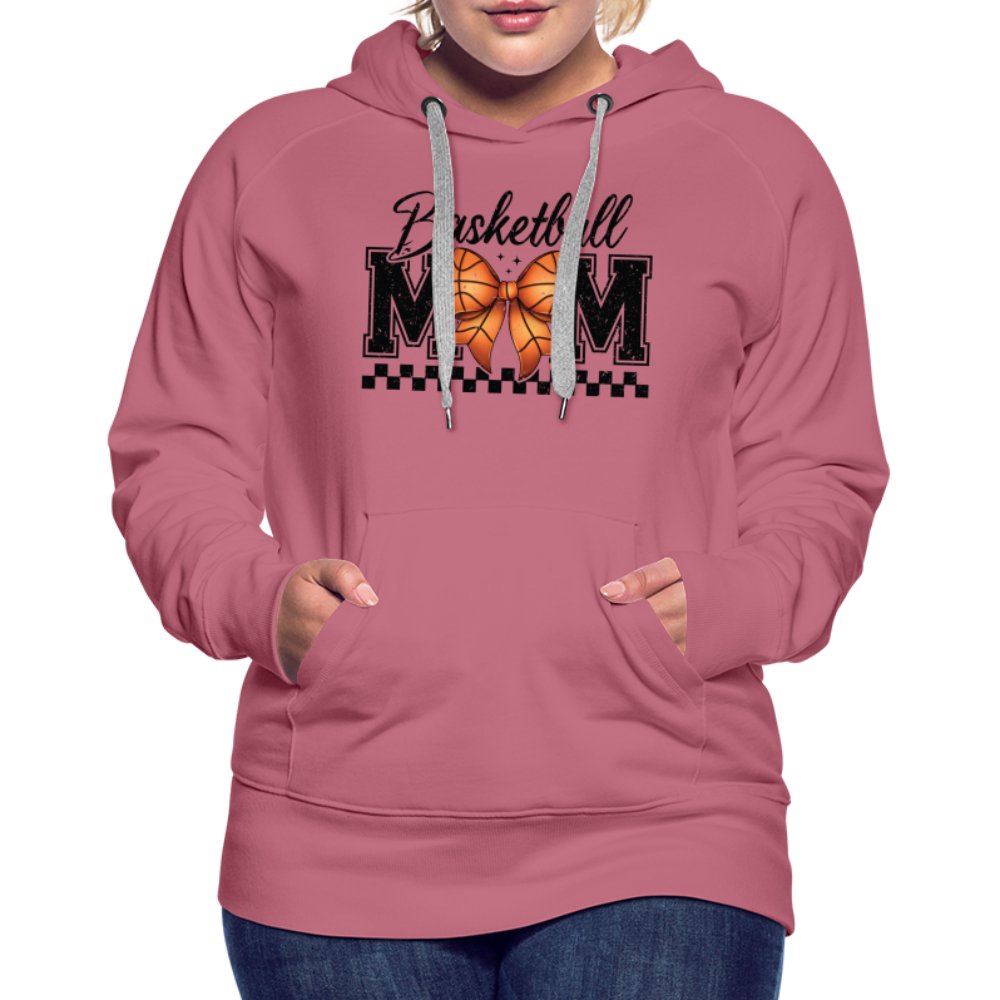 Basketball Mom Premium Hoodie - mauve