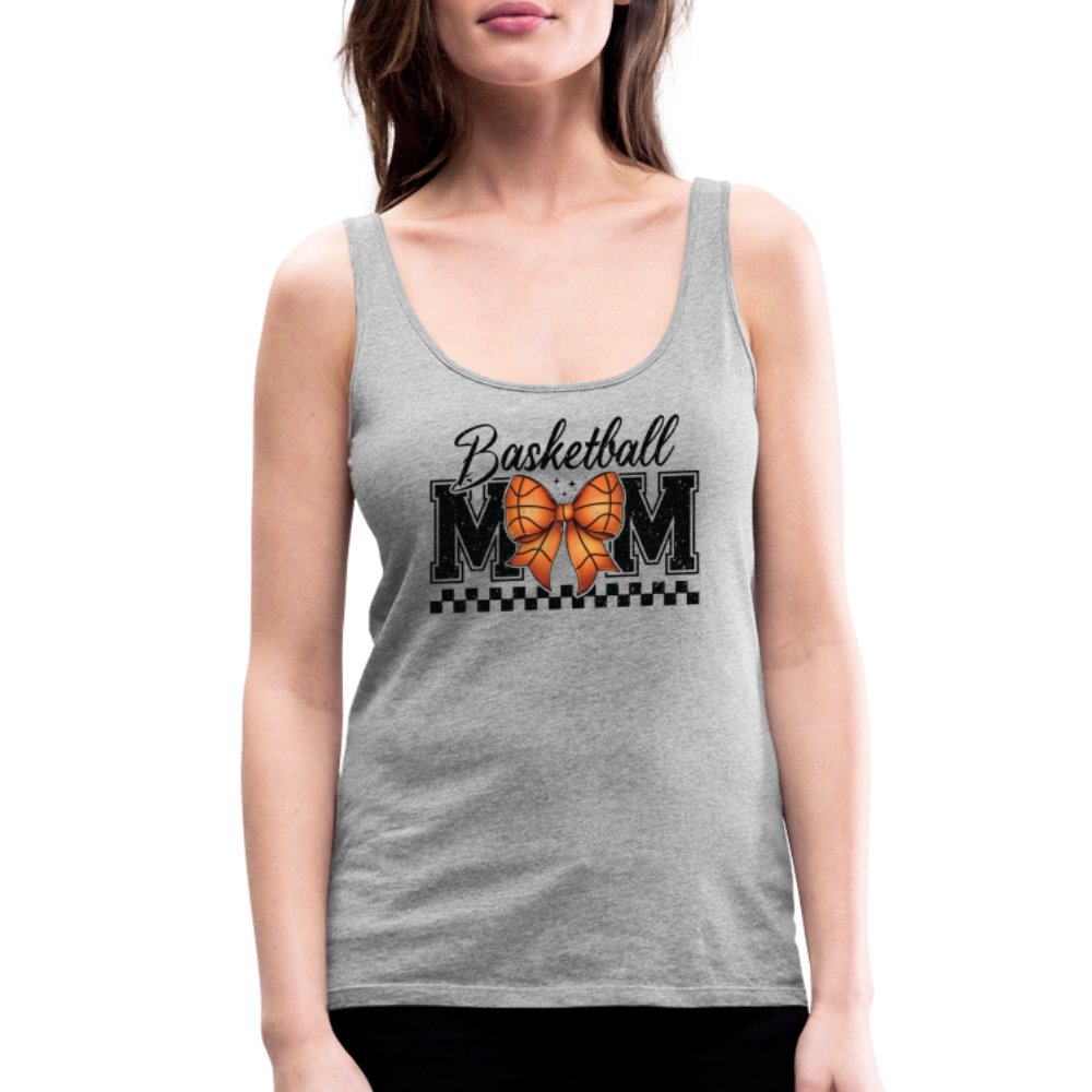 Basketball Mom Premium Tank Top - heather gray