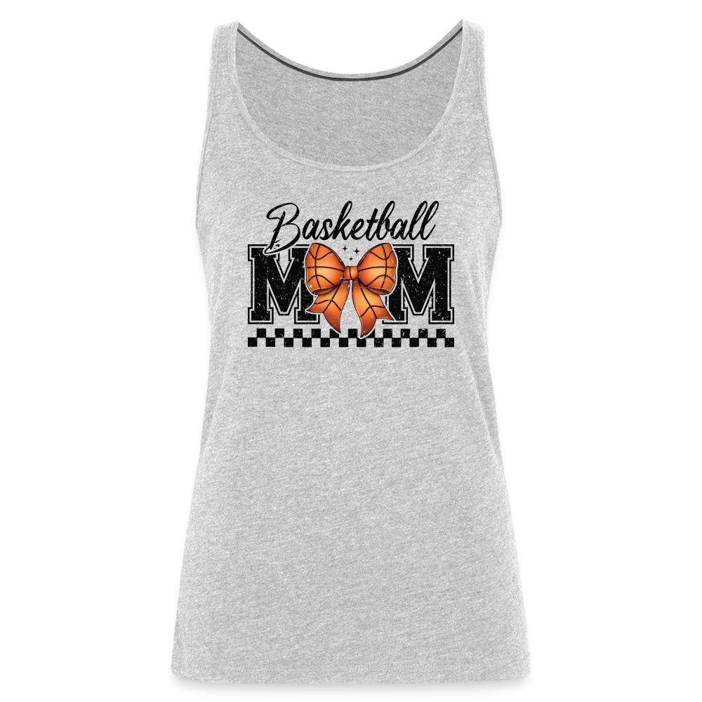 Basketball Mom Premium Tank Top - heather gray