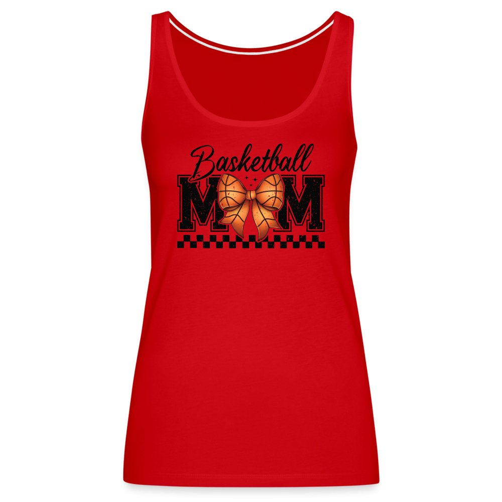 Basketball Mom Premium Tank Top - red