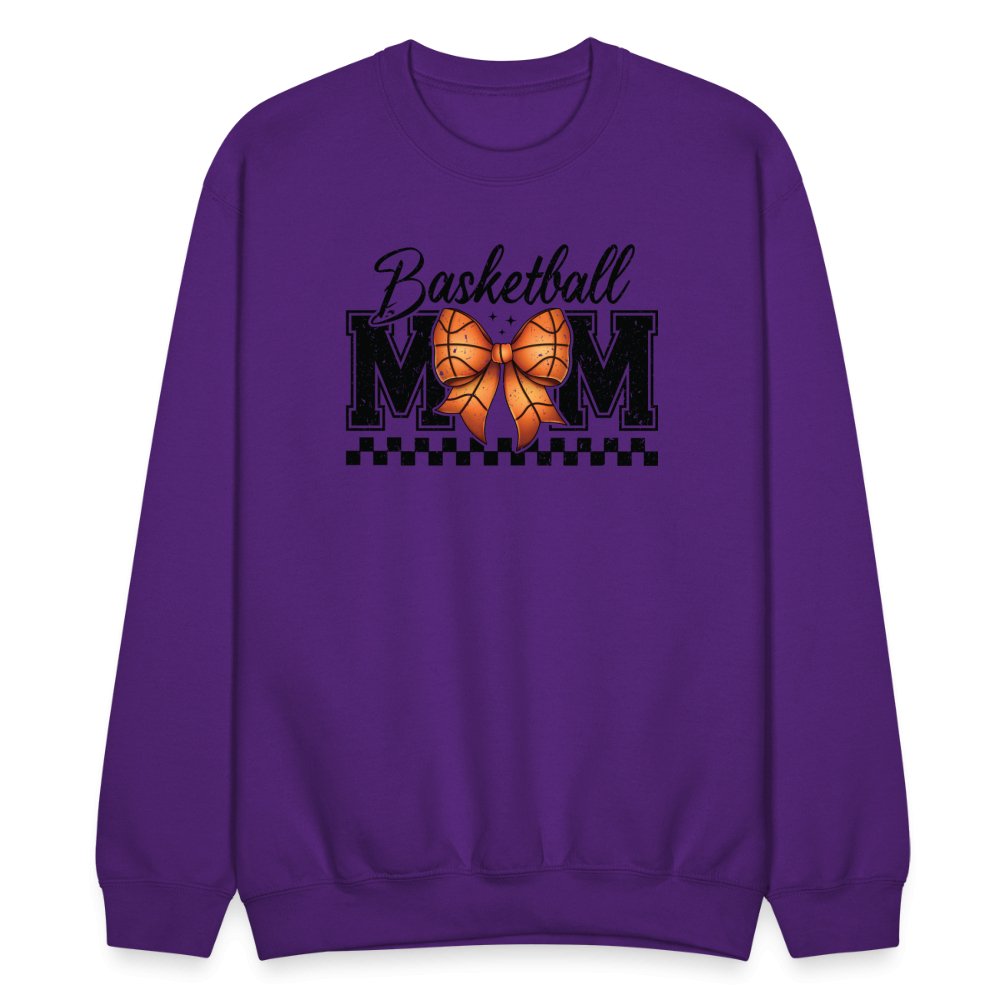 Basketball Mom Sweatshirt - purple