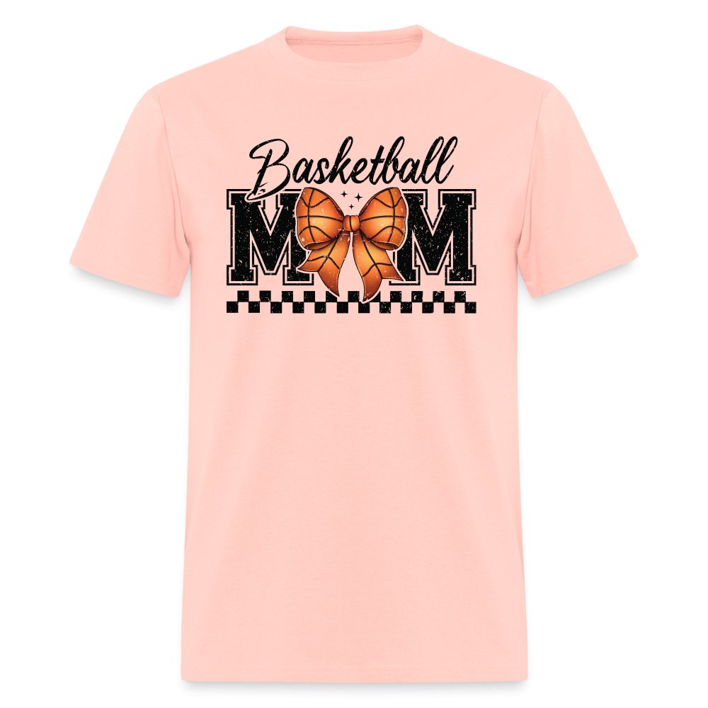 Basketball Mom T-Shirt - blush pink