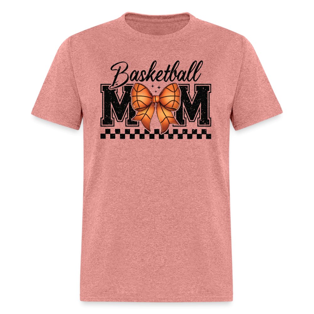 Basketball Mom T-Shirt - heather mauve