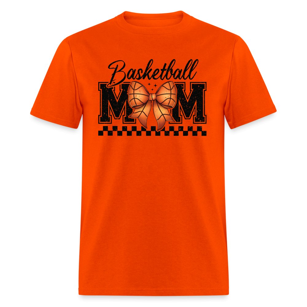 Basketball Mom T-Shirt - orange