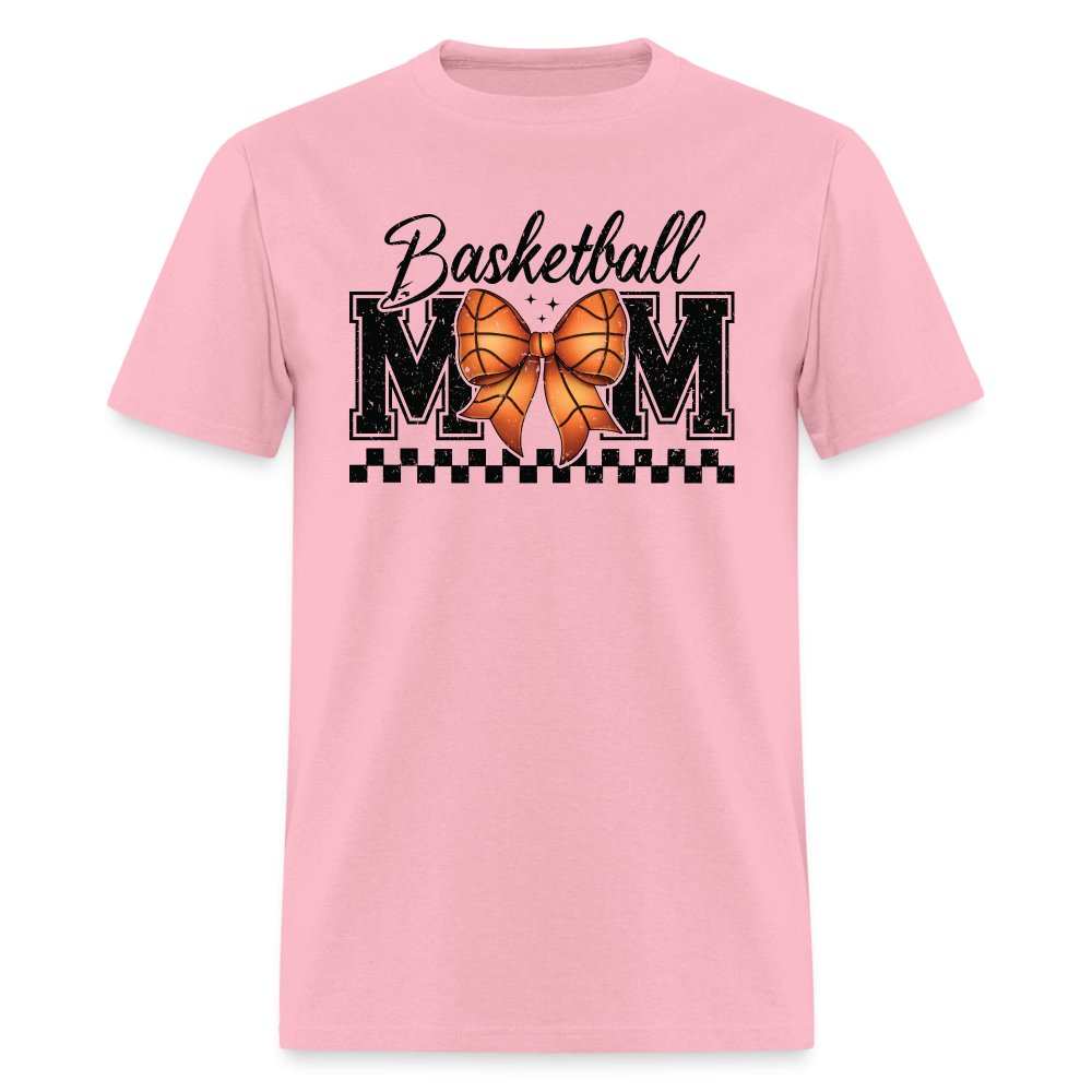 Basketball Mom T-Shirt - pink