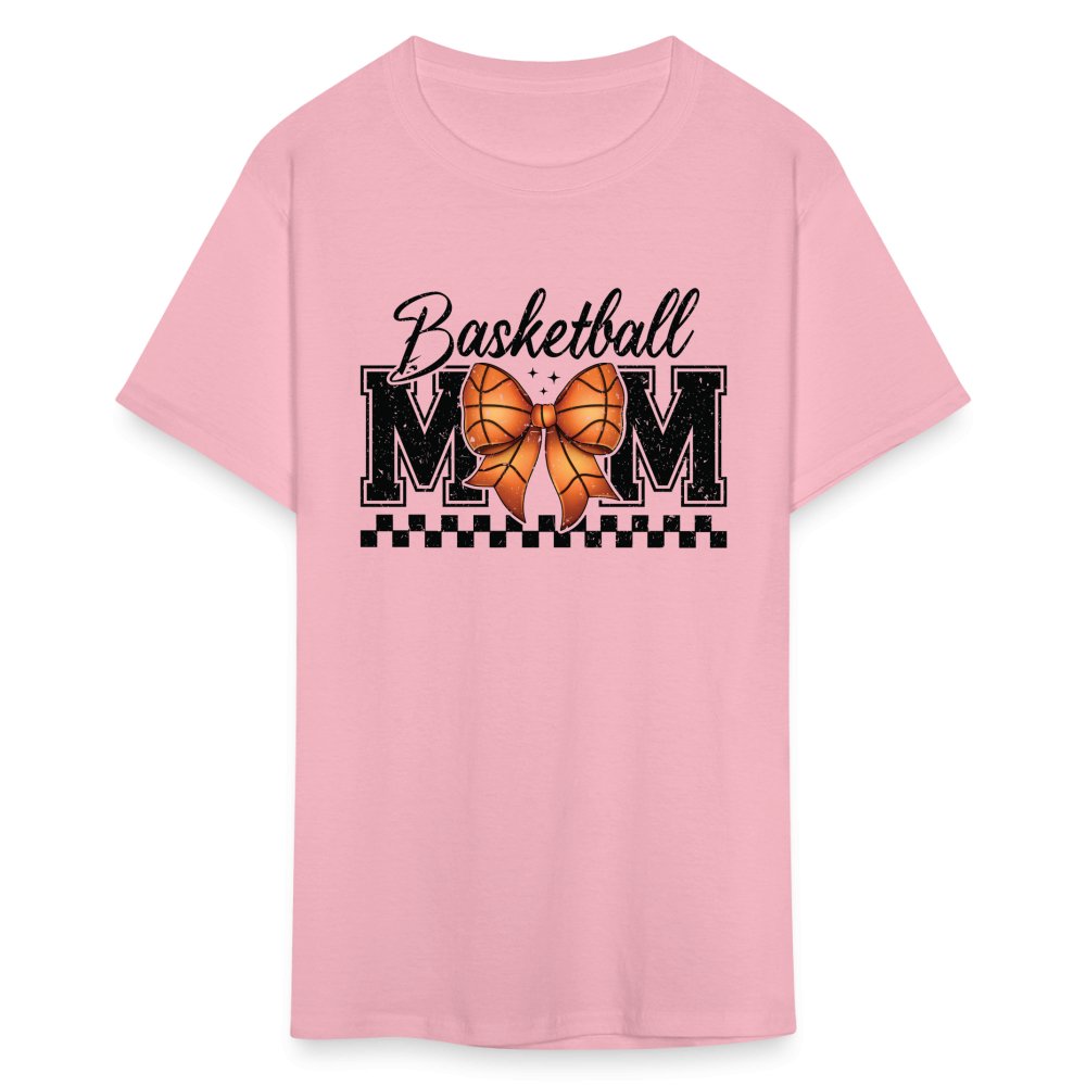 Basketball Mom T-Shirt - pink