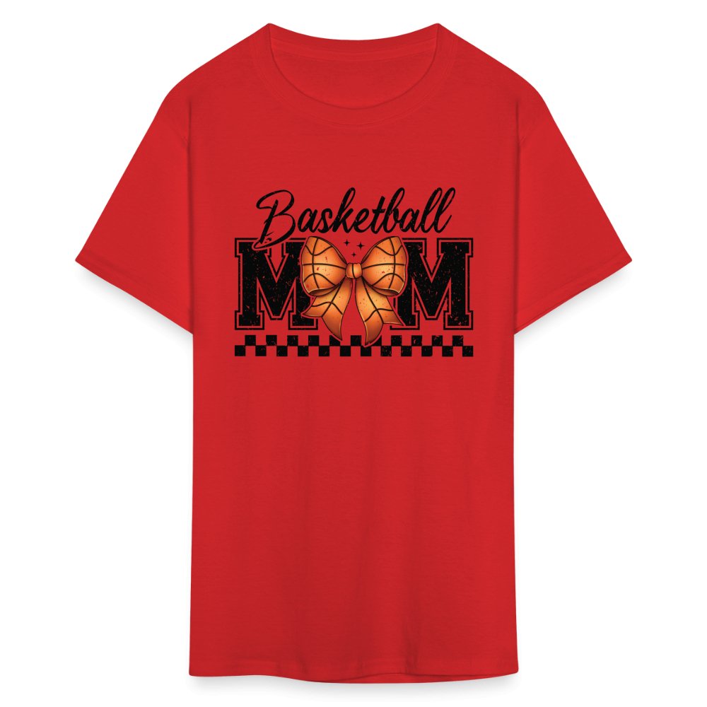 Basketball Mom T-Shirt - red