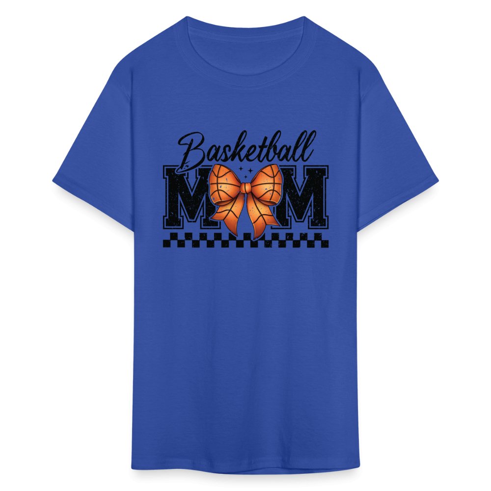 Basketball Mom T-Shirt - royal blue