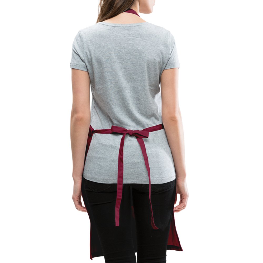 Be The Change You Want To See In The World Adjustable Apron - burgundy