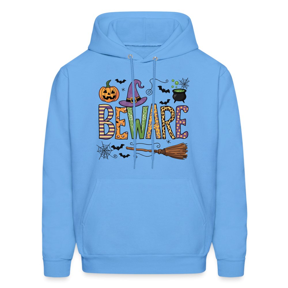 Beware (Halloween Witch) Hoodie - carolina blue