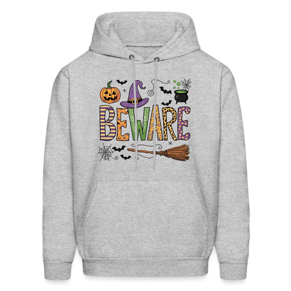 Beware (Halloween Witch) Hoodie - heather gray