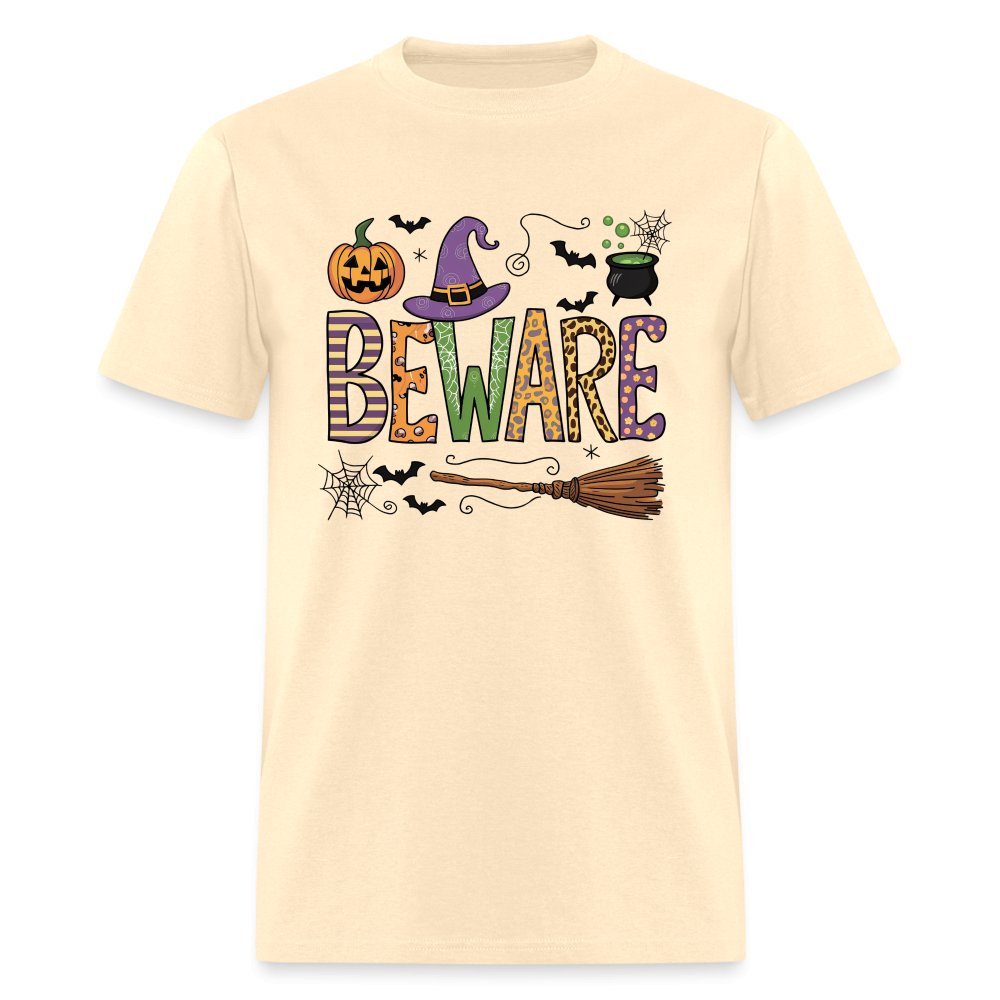 Beware (Halloween Witch) T-Shirt - natural