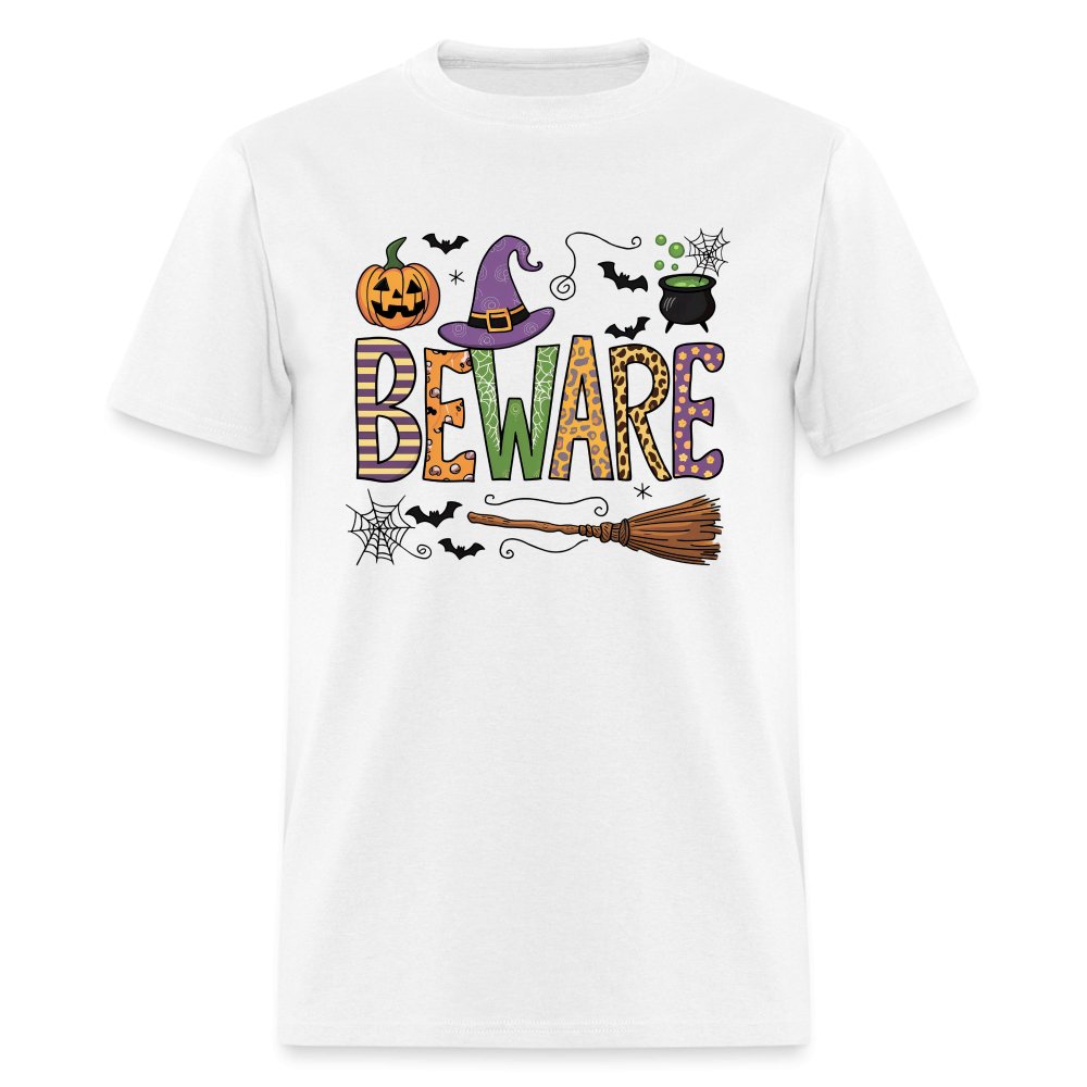 Beware (Halloween Witch) T-Shirt - white