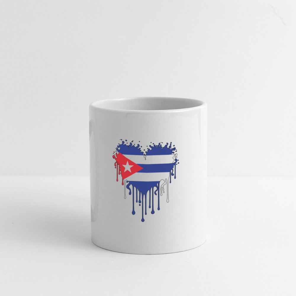 Bleeding Cuban Flag Heart Coffee Mug - option1# - Coffee/Tea Mug | BestSub B101AA