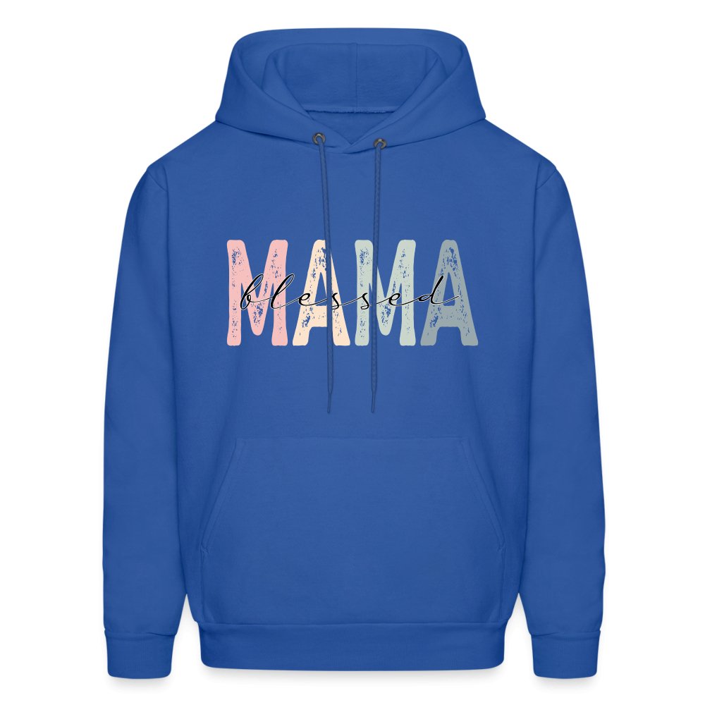 Blessed Mama Hoodie - denim blue