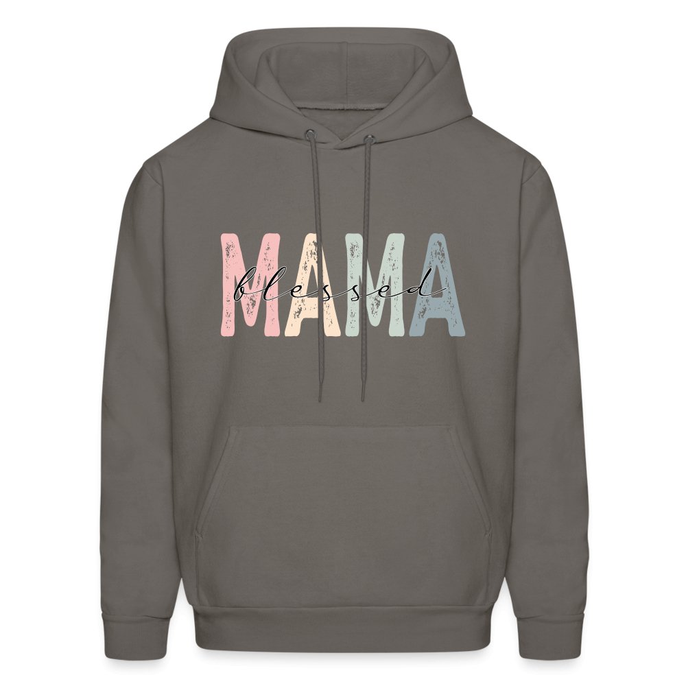 Blessed Mama Hoodie - heather gray