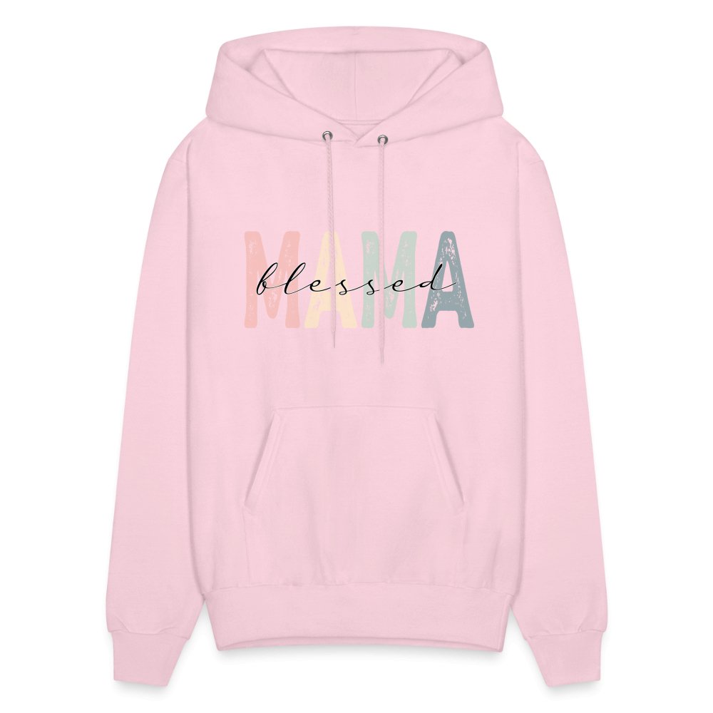 Blessed Mama Hoodie - pale pink