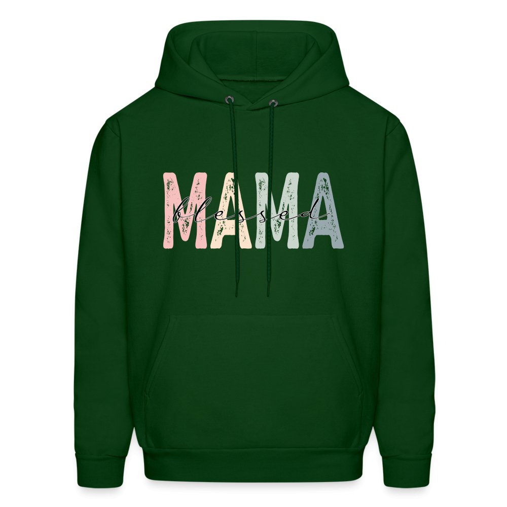 Blessed Mama Hoodie - white