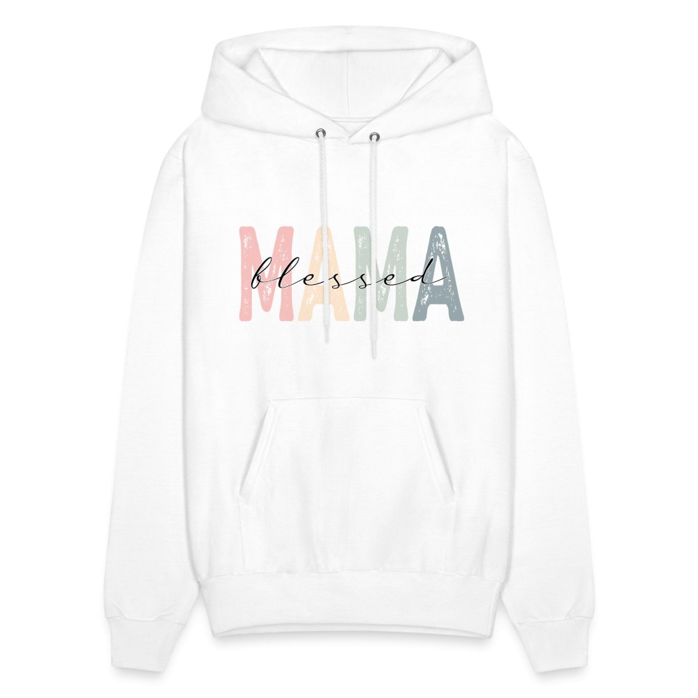 Blessed Mama Hoodie - white