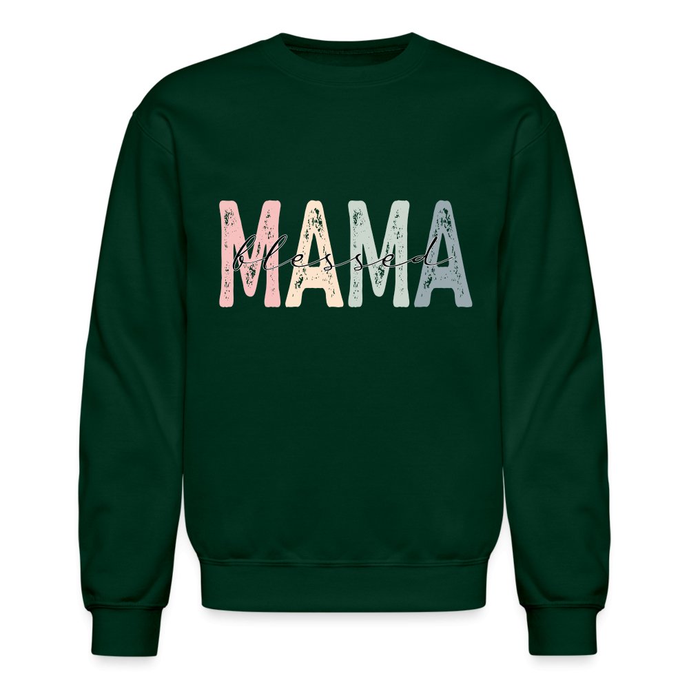 Blessed Mama Sweatshirt - red