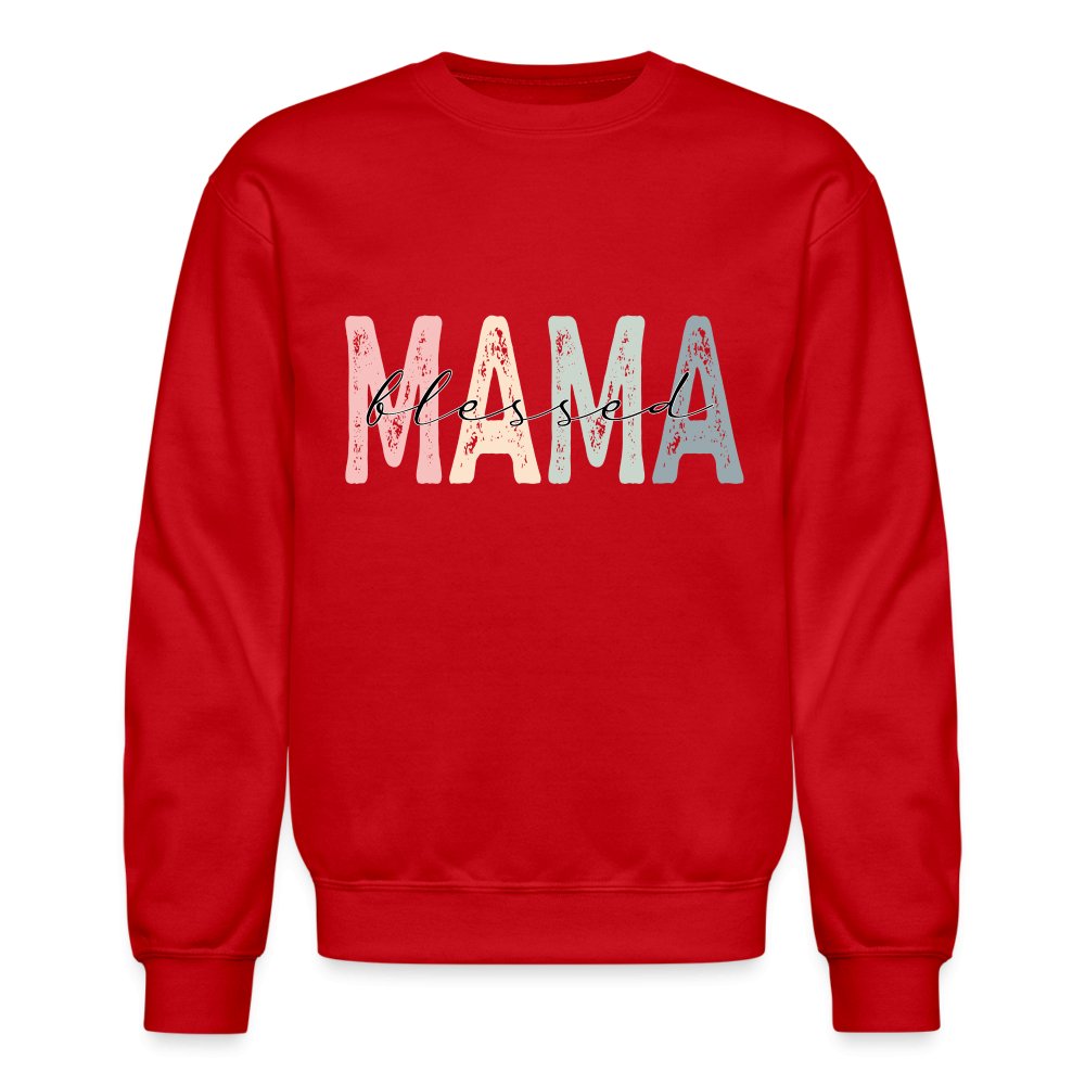 Blessed Mama Sweatshirt - royal blue