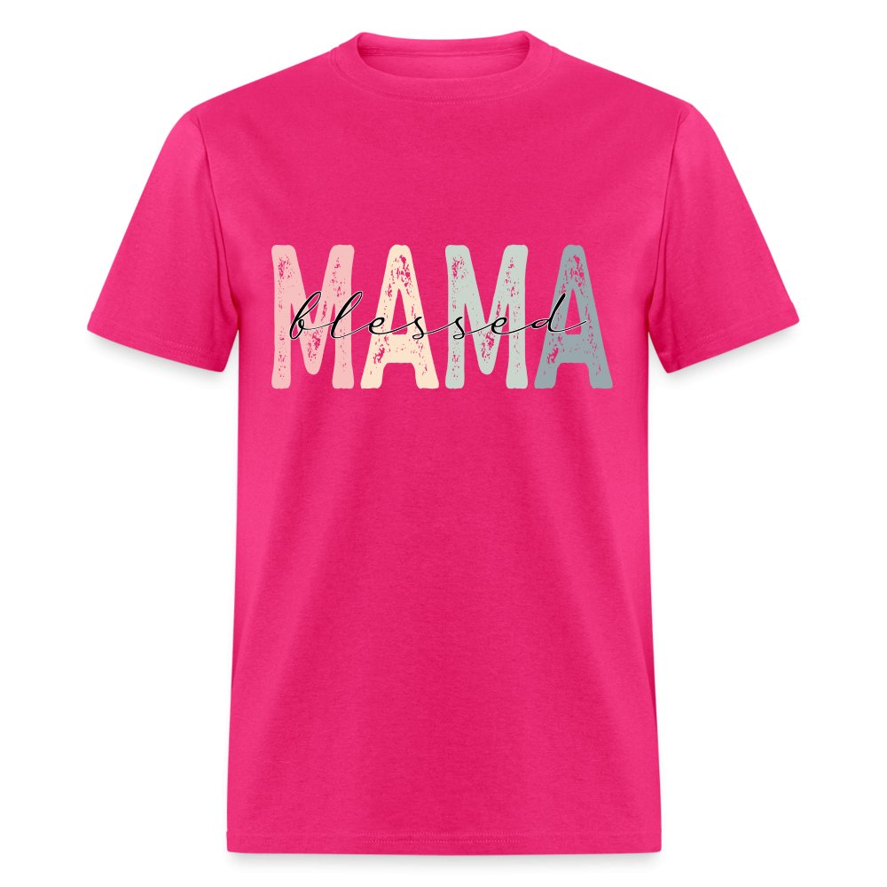 Blessed Mama Unisex Classic T-Shirt - option1# - Unisex Classic T-Shirt | Fruit of the Loom 3930