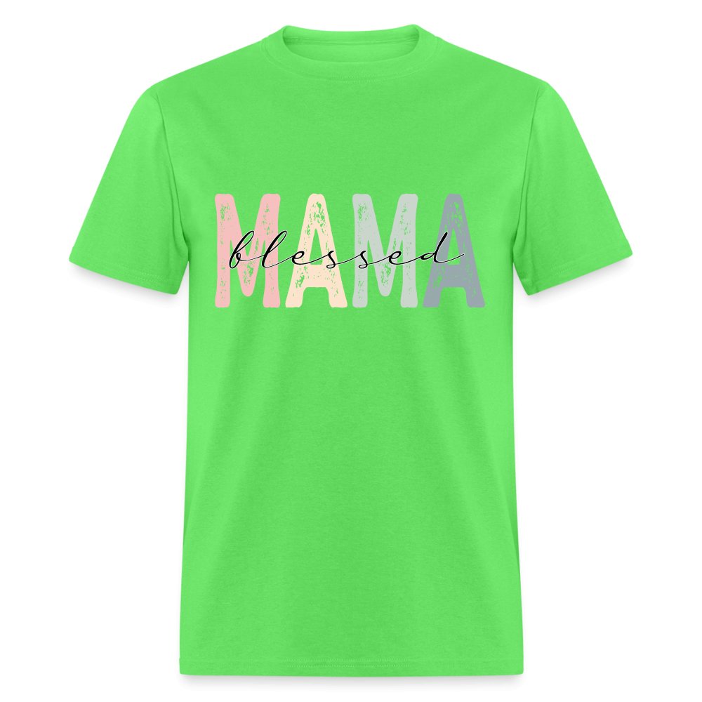 Blessed Mama Unisex Classic T-Shirt - kiwi