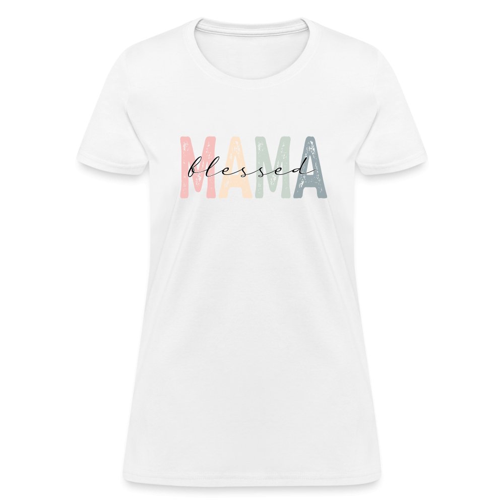 Blessed Mama Women's T-Shirt - white