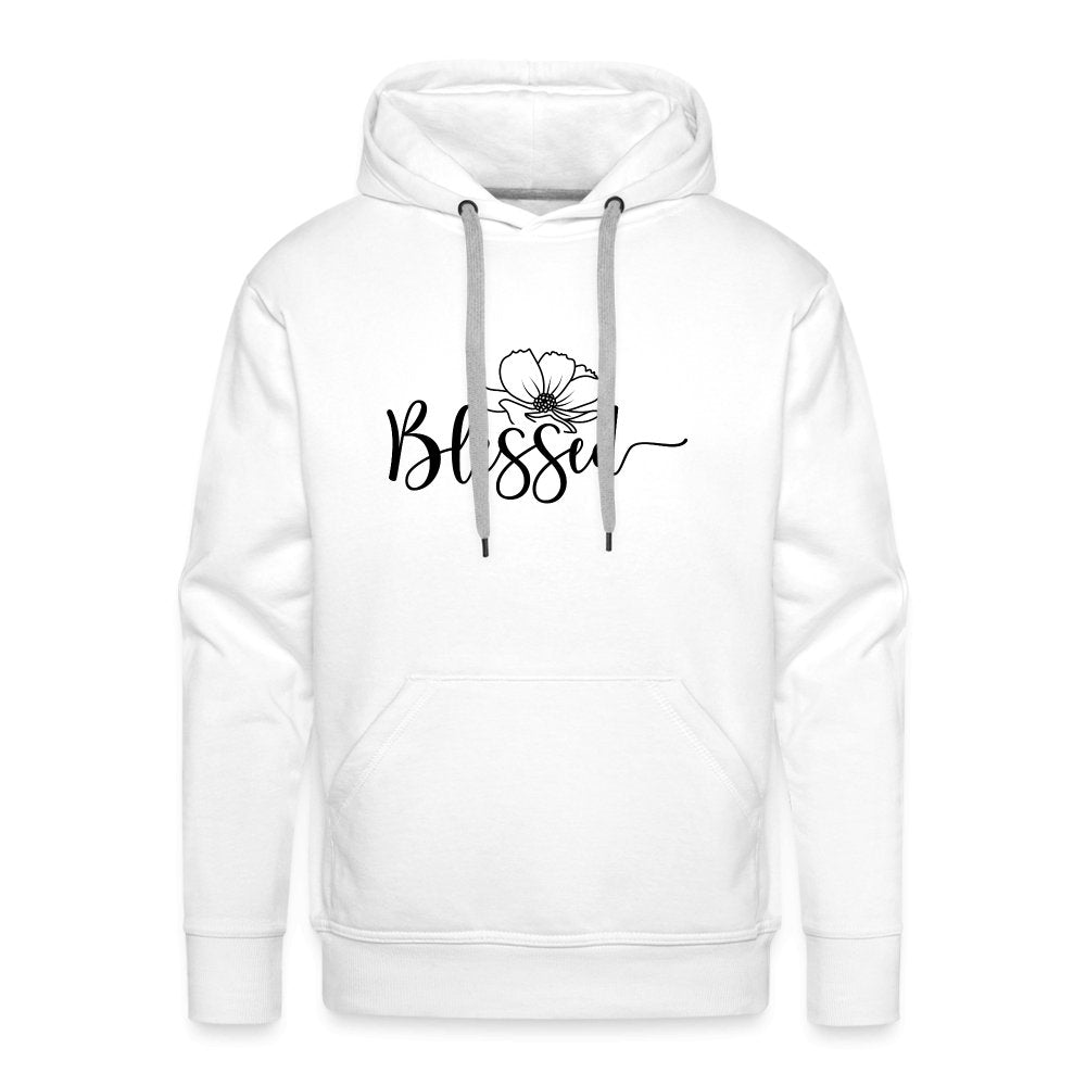 Blessed Men’s Premium Hoodie - white