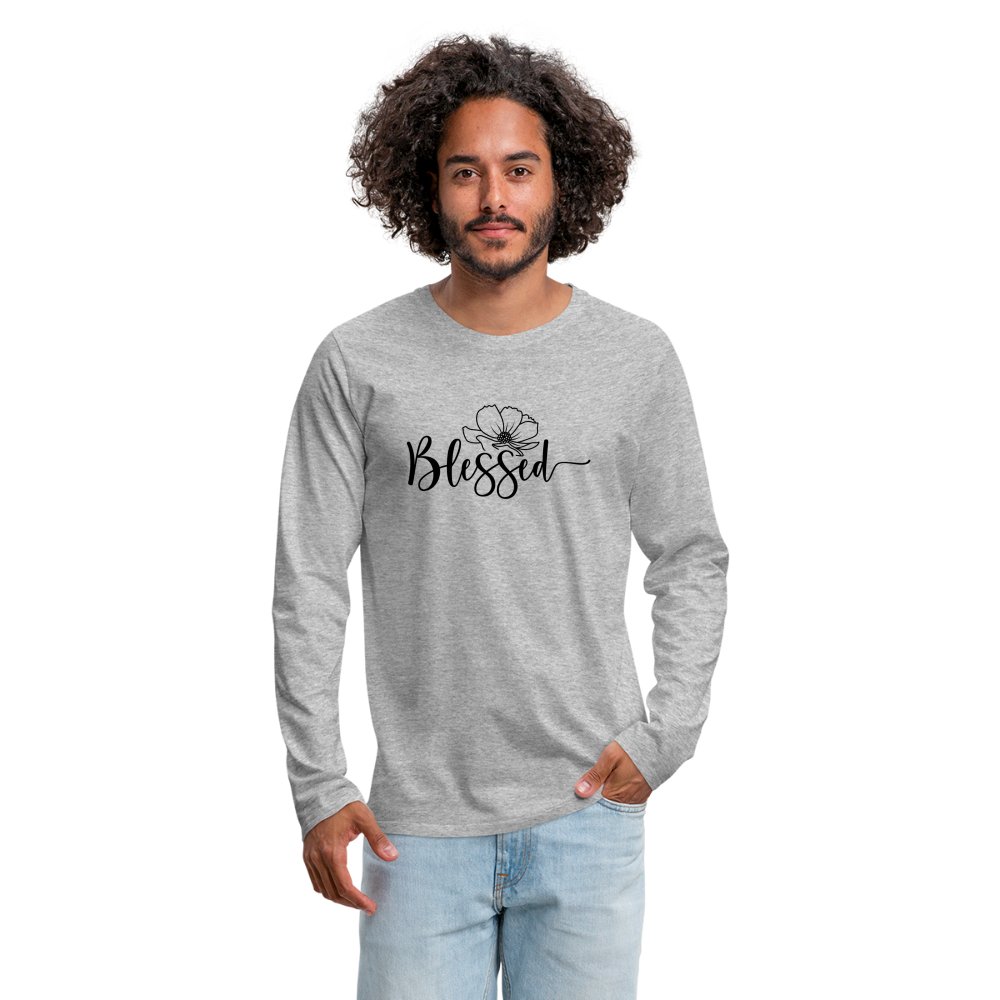 Blessed Men's Premium Long Sleeve T-Shirt - option1# - Men's Premium Long Sleeve T-Shirt | Spreadshirt 875