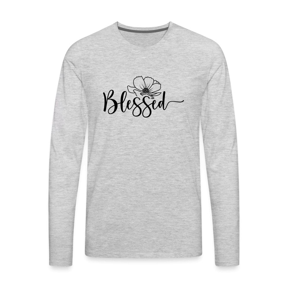 Blessed Men's Premium Long Sleeve T-Shirt - option1# - Men's Premium Long Sleeve T-Shirt | Spreadshirt 875