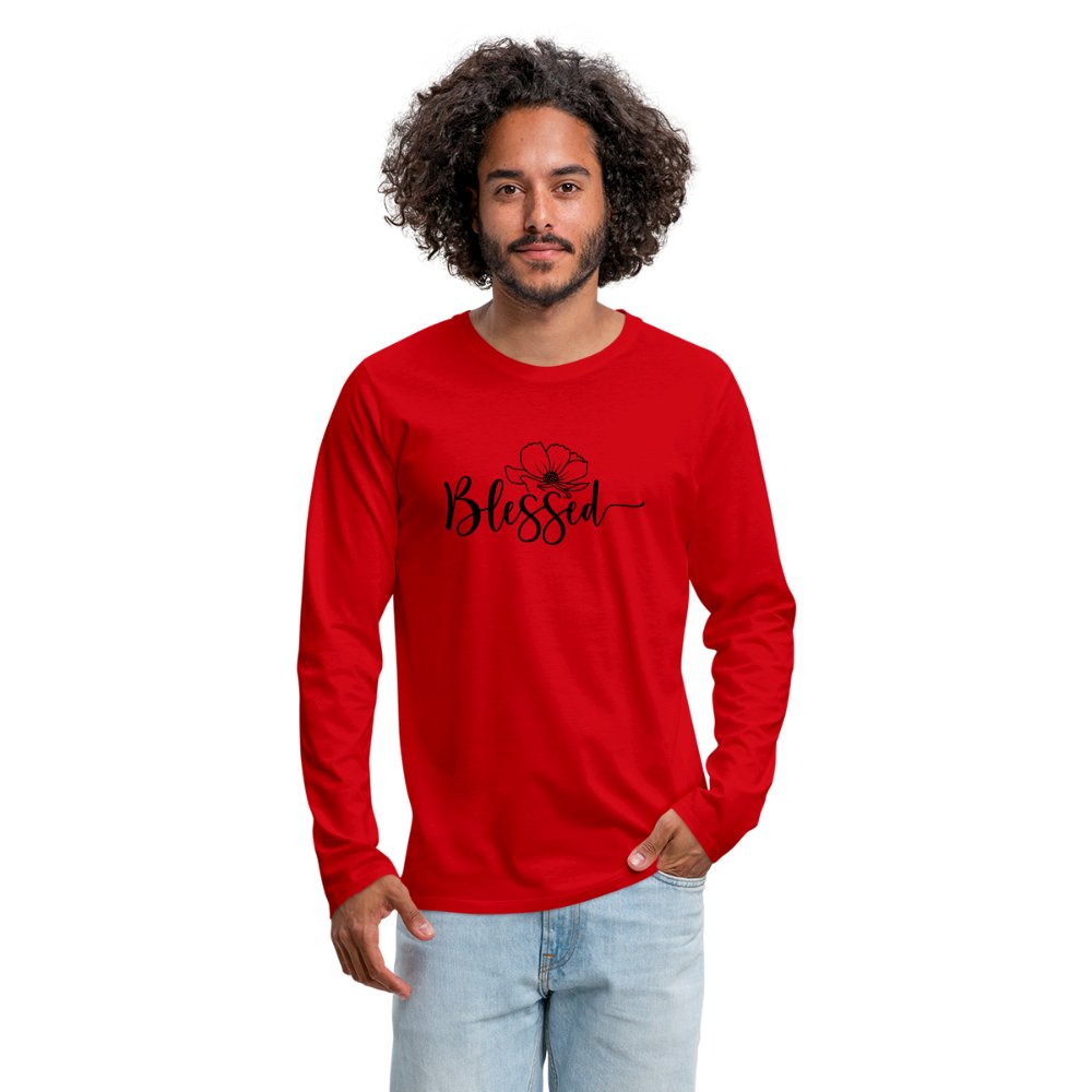 Blessed Men's Premium Long Sleeve T-Shirt - option1# - Men's Premium Long Sleeve T-Shirt | Spreadshirt 875