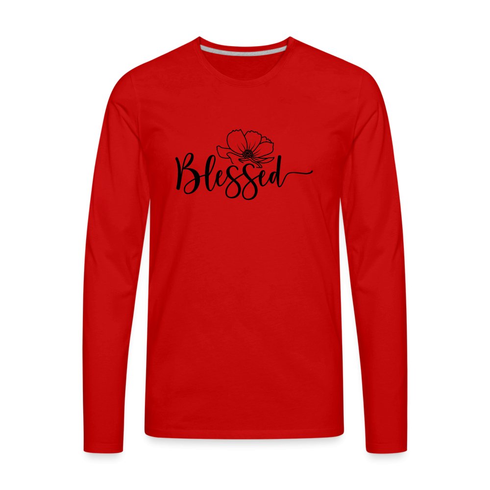 Blessed Men's Premium Long Sleeve T-Shirt - option1# - Men's Premium Long Sleeve T-Shirt | Spreadshirt 875