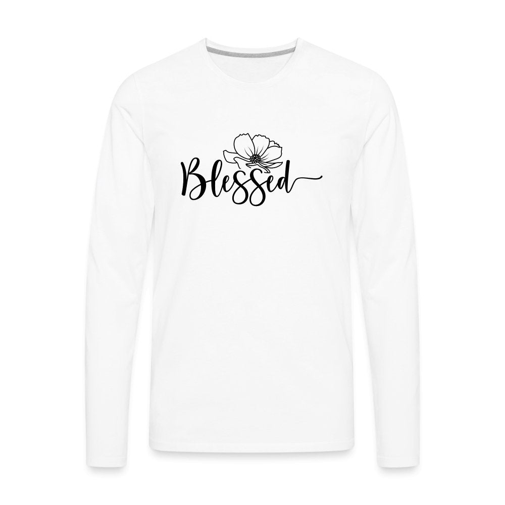 Blessed Men's Premium Long Sleeve T-Shirt - option1# - Men's Premium Long Sleeve T-Shirt | Spreadshirt 875