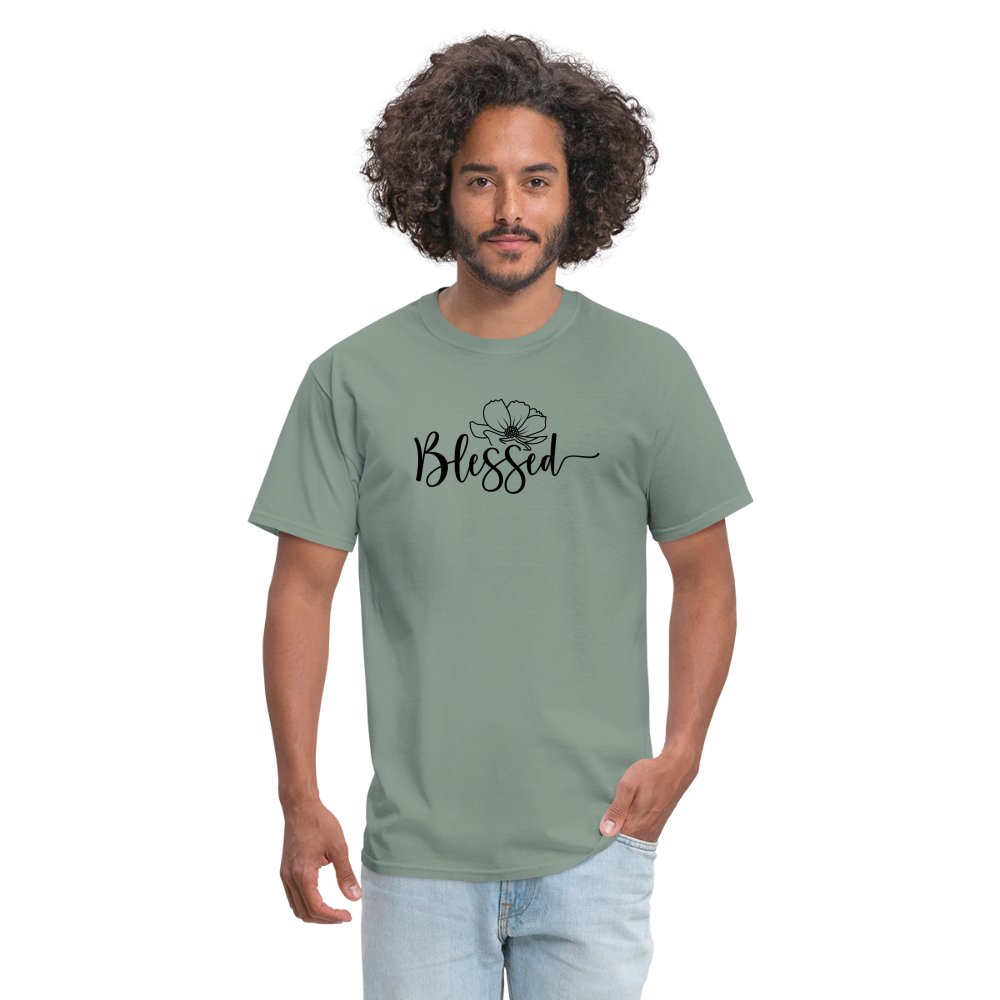 Blessed T-Shirt (Spreading Good Vibes) - option1# - Unisex Classic T-Shirt | Fruit of the Loom 3930