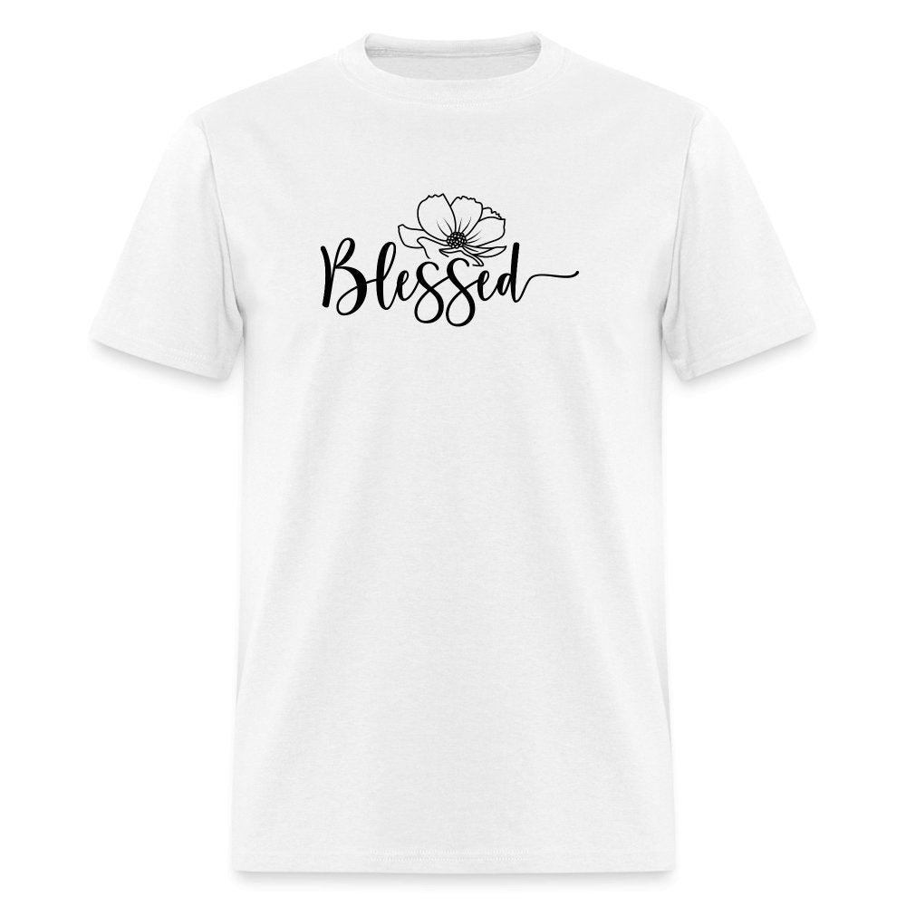 Blessed T-Shirt (Spreading Good Vibes) - option1# - Unisex Classic T-Shirt | Fruit of the Loom 3930