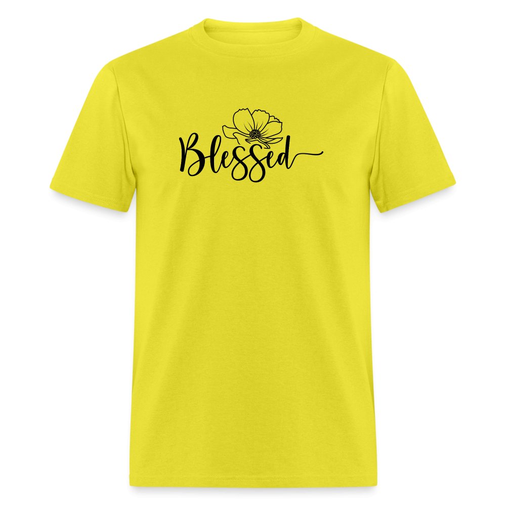 Blessed T-Shirt (Spreading Good Vibes) - option1# - Unisex Classic T-Shirt | Fruit of the Loom 3930