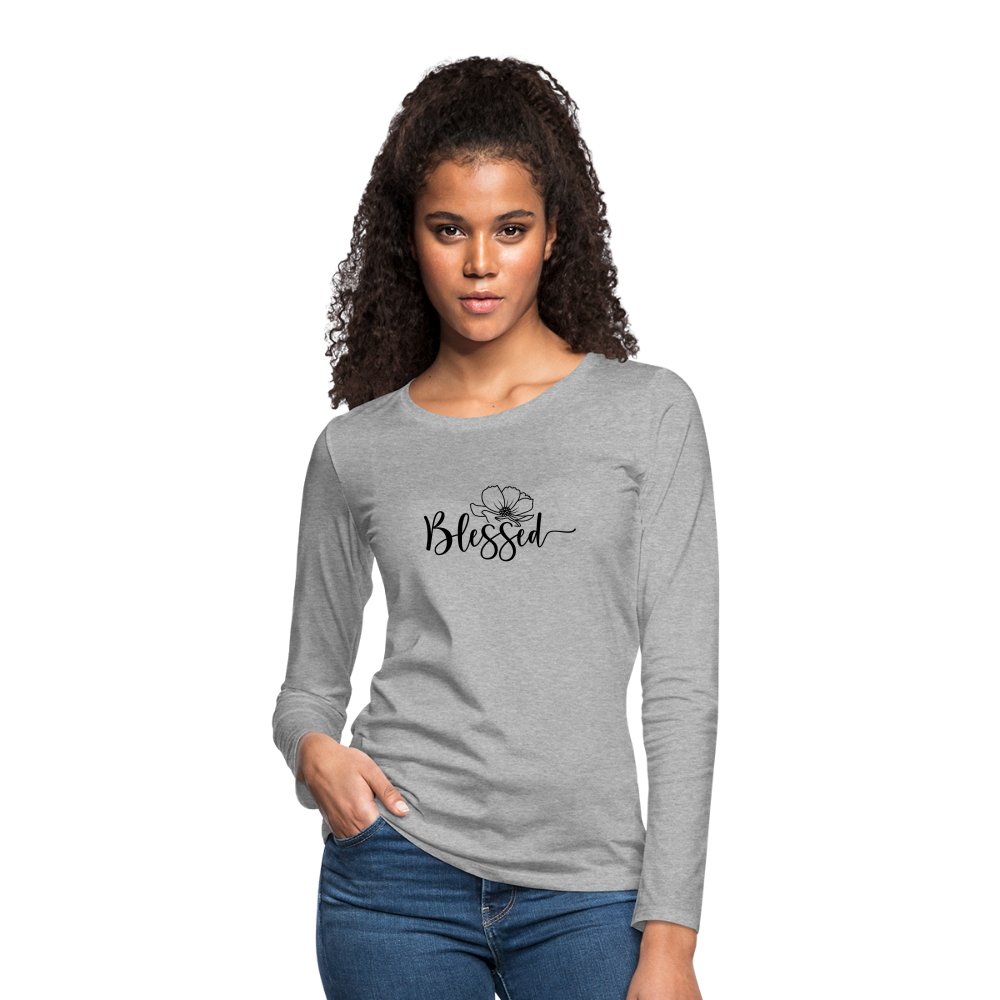 Blessed Women's Premium Long Sleeve T-Shirt - option1# - Women's Premium Long Sleeve T-Shirt | Spreadshirt 876