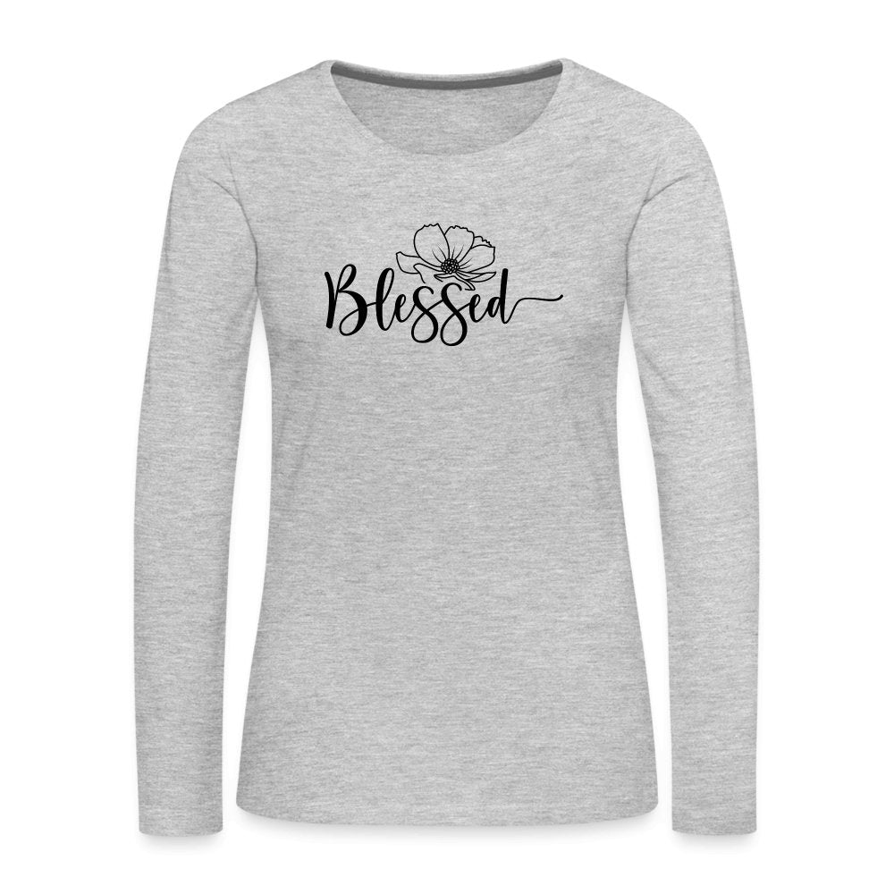 Blessed Women's Premium Long Sleeve T-Shirt - option1# - Women's Premium Long Sleeve T-Shirt | Spreadshirt 876