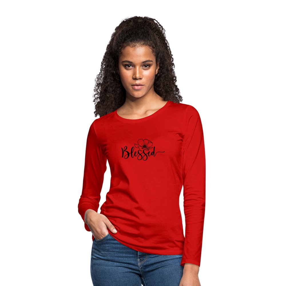 Blessed Women's Premium Long Sleeve T-Shirt - option1# - Women's Premium Long Sleeve T-Shirt | Spreadshirt 876