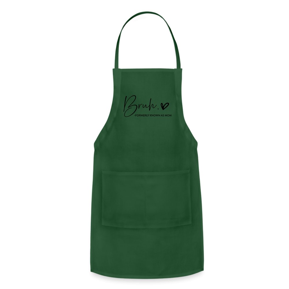 Bruh Formerly known as Mom - Adjustable Apron - khaki