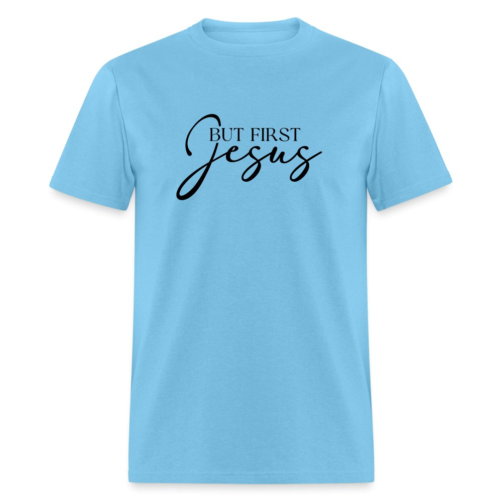 But First Jesus T-Shirt - option1# - Unisex Classic T-Shirt | Fruit of the Loom 3930