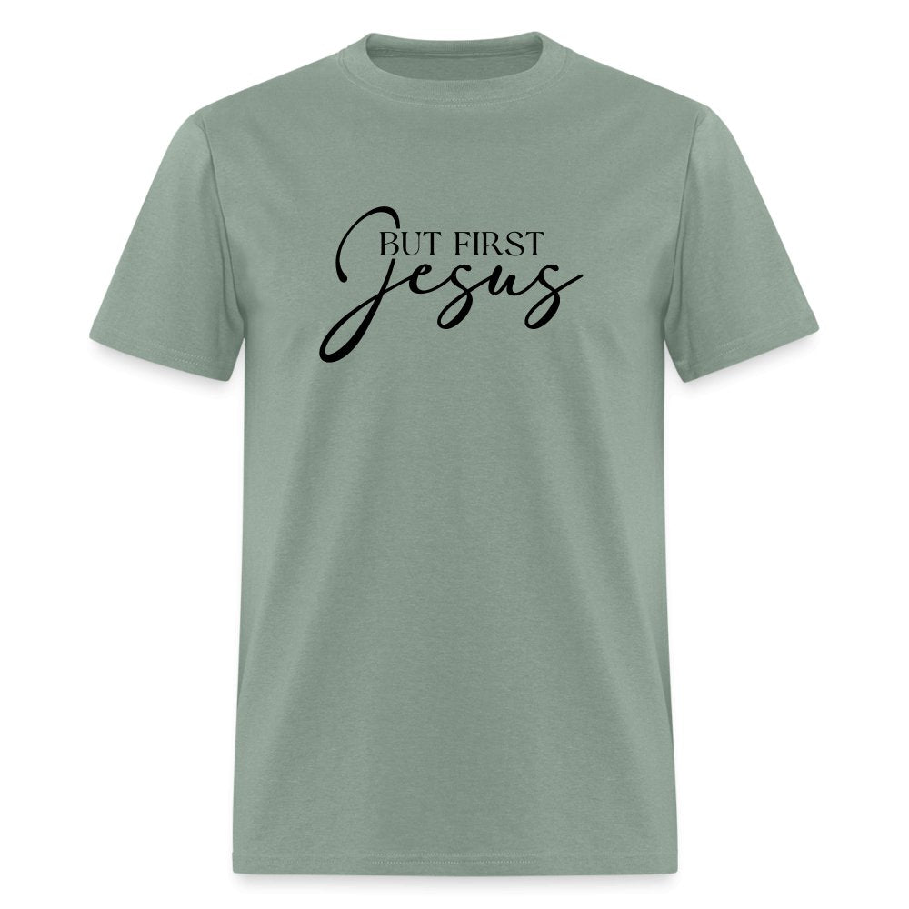 But First Jesus T-Shirt - option1# - Unisex Classic T-Shirt | Fruit of the Loom 3930