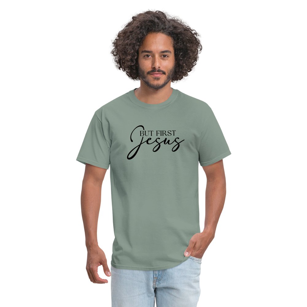 But First Jesus T-Shirt - option1# - Unisex Classic T-Shirt | Fruit of the Loom 3930