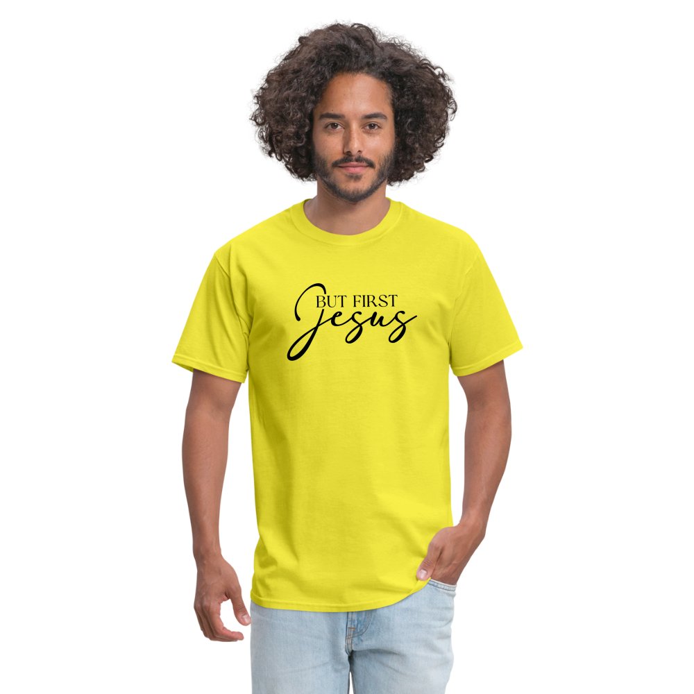 But First Jesus T-Shirt - option1# - Unisex Classic T-Shirt | Fruit of the Loom 3930