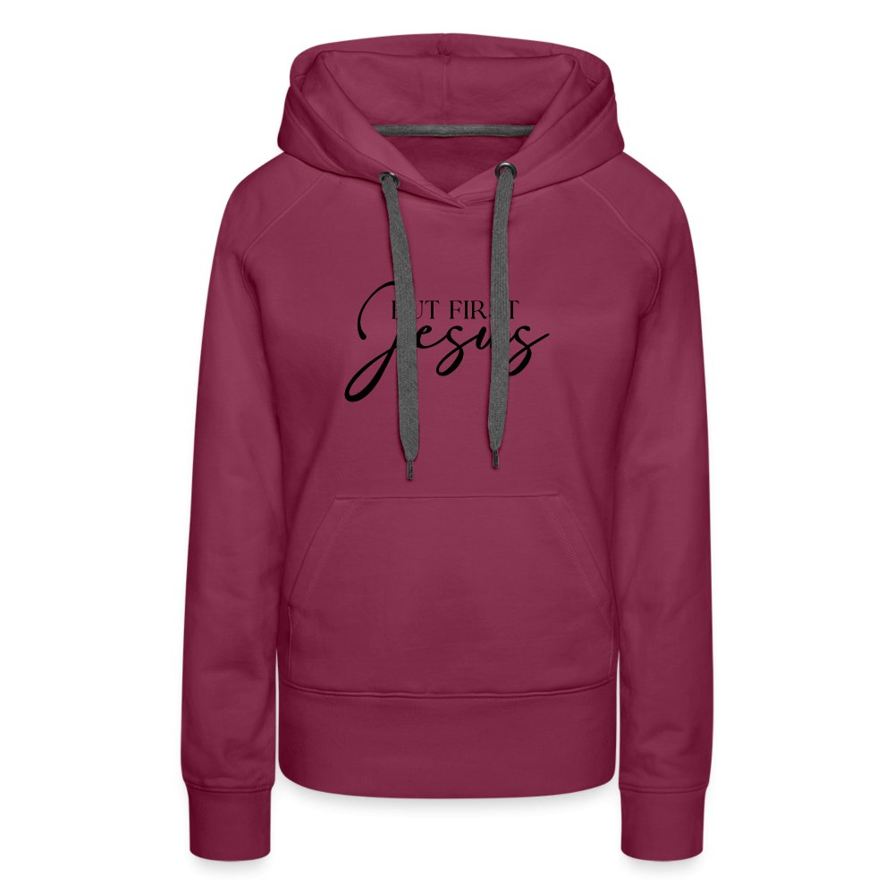 But First Jesus Women’s Premium Hoodie - option1# - Women’s Premium Hoodie | Spreadshirt 444