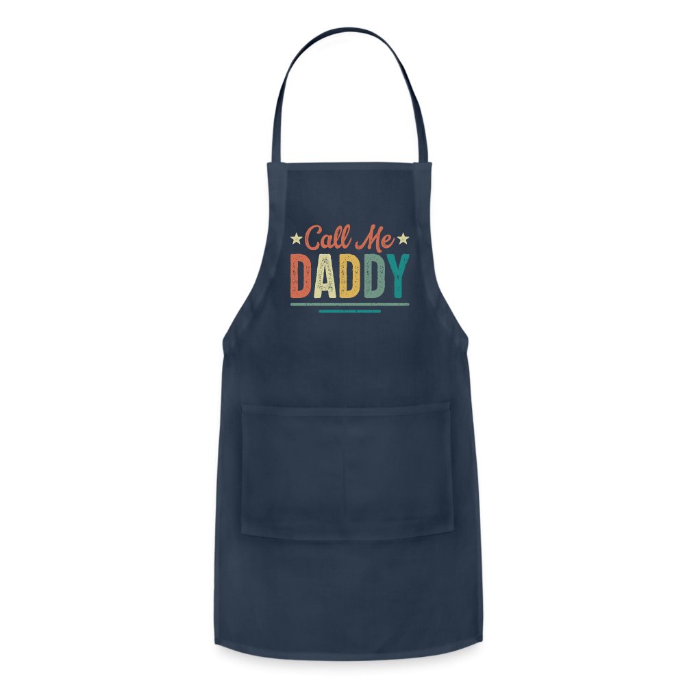 Call Me Daddy Apron - black