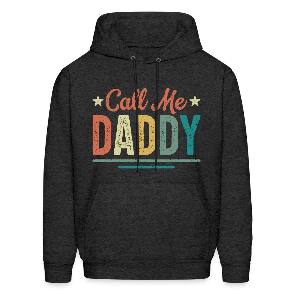 Call Me Daddy Hoodie - charcoal grey