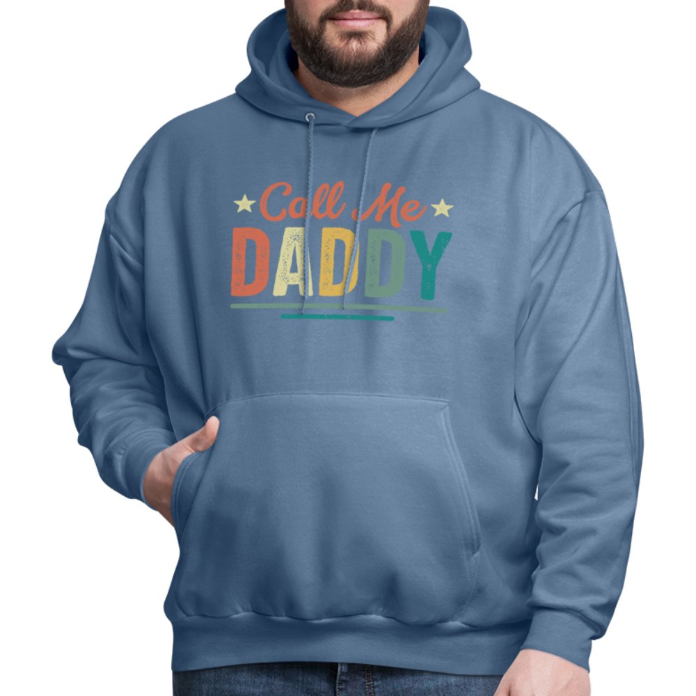 Call Me Daddy Hoodie - denim blue